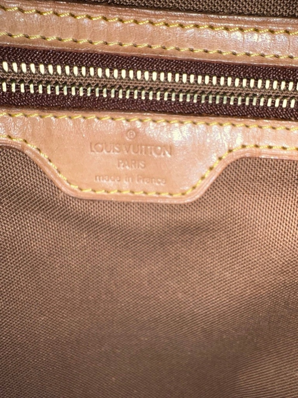 Cabas Piano Monogram Canvas Tote Bag in Brown - Picture 5 of 11